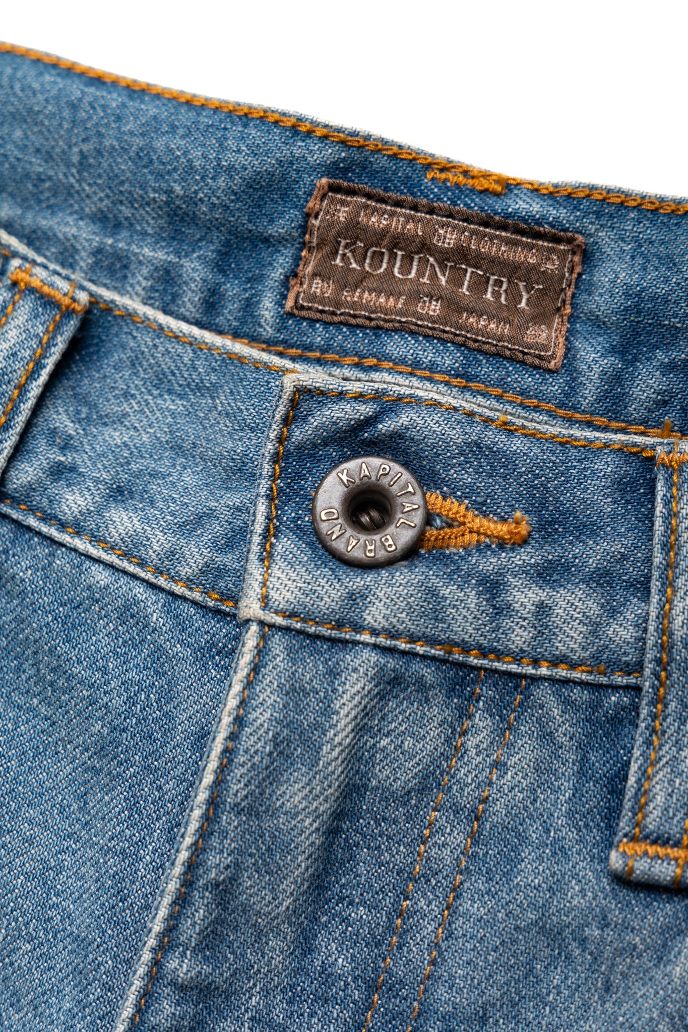 14oz Denim Shorts (STUDS Remake) - Faded Indigo