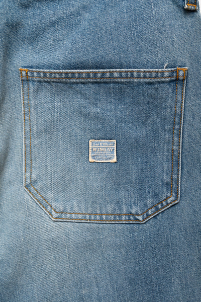 14oz Denim Shorts (STUDS Remake) - Faded Indigo