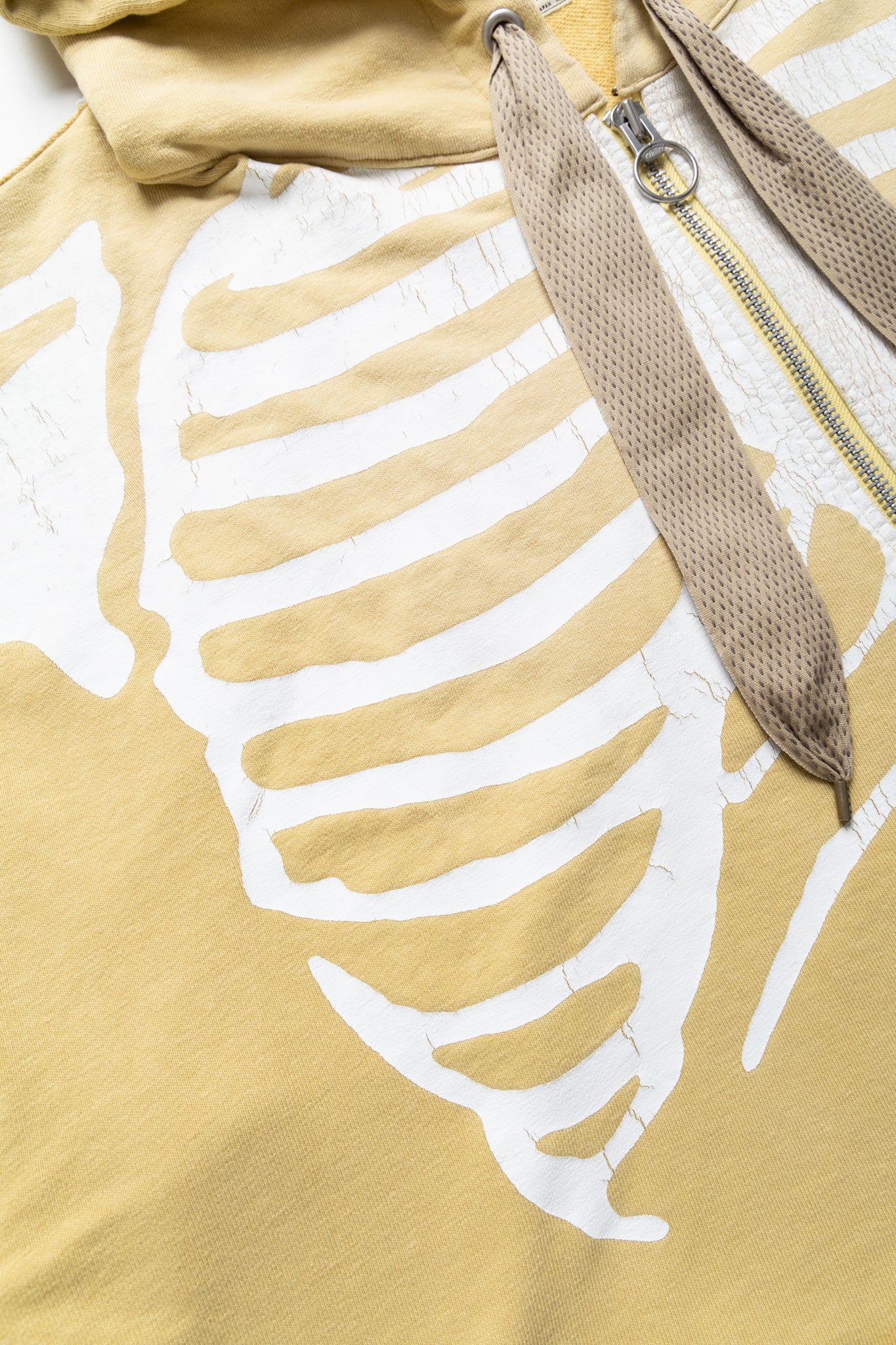 SWT Knit DEVIL Hoodie Blouson (BONE) - Light Yellow