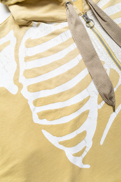SWT Knit DEVIL Hoodie Blouson (BONE) - Light Yellow