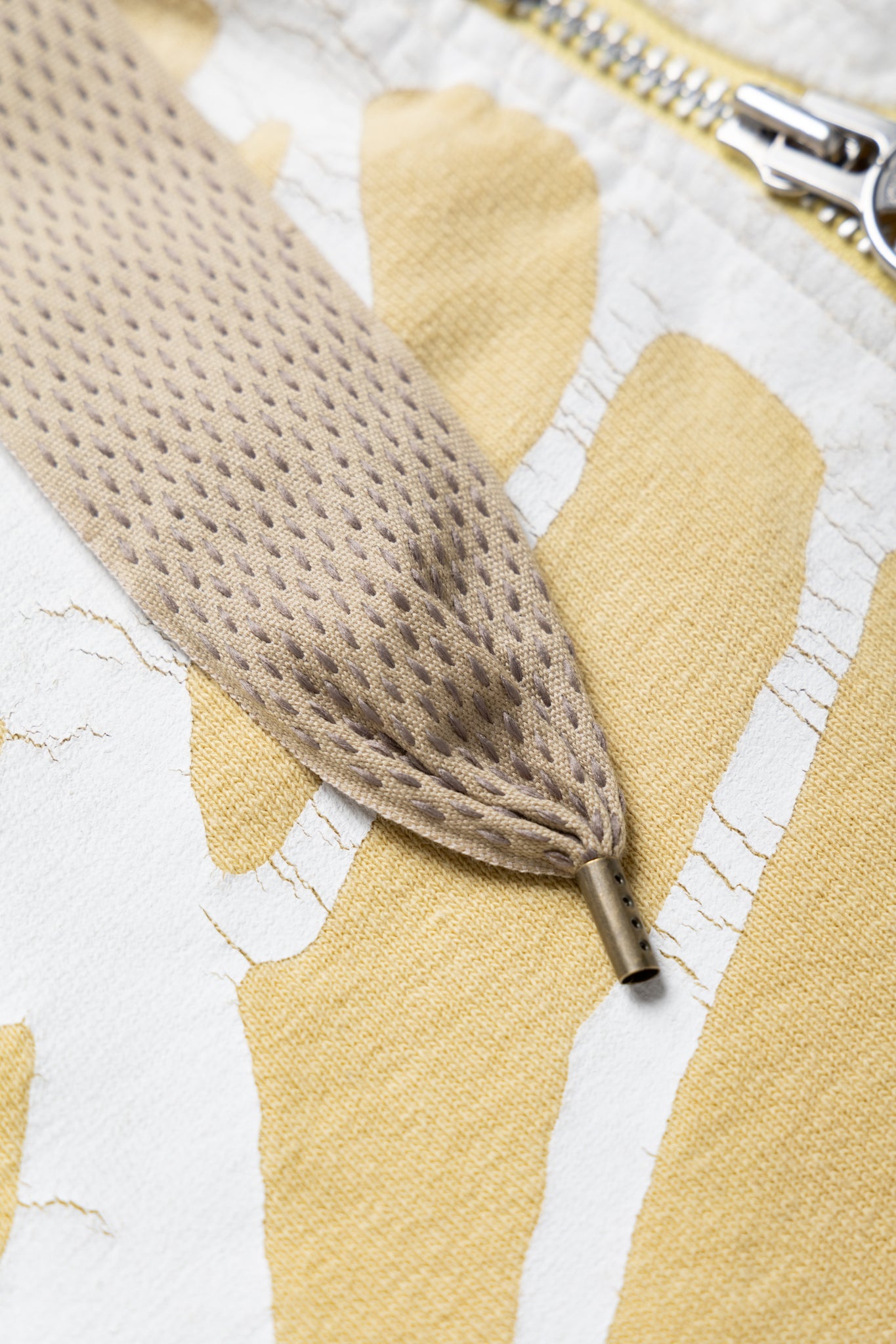 SWT Knit DEVIL Hoodie Blouson (BONE) - Light Yellow