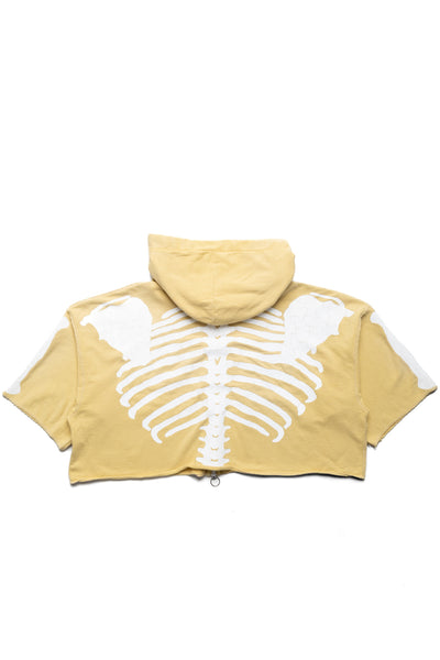 SWT Knit DEVIL Hoodie Blouson (BONE) - Light Yellow