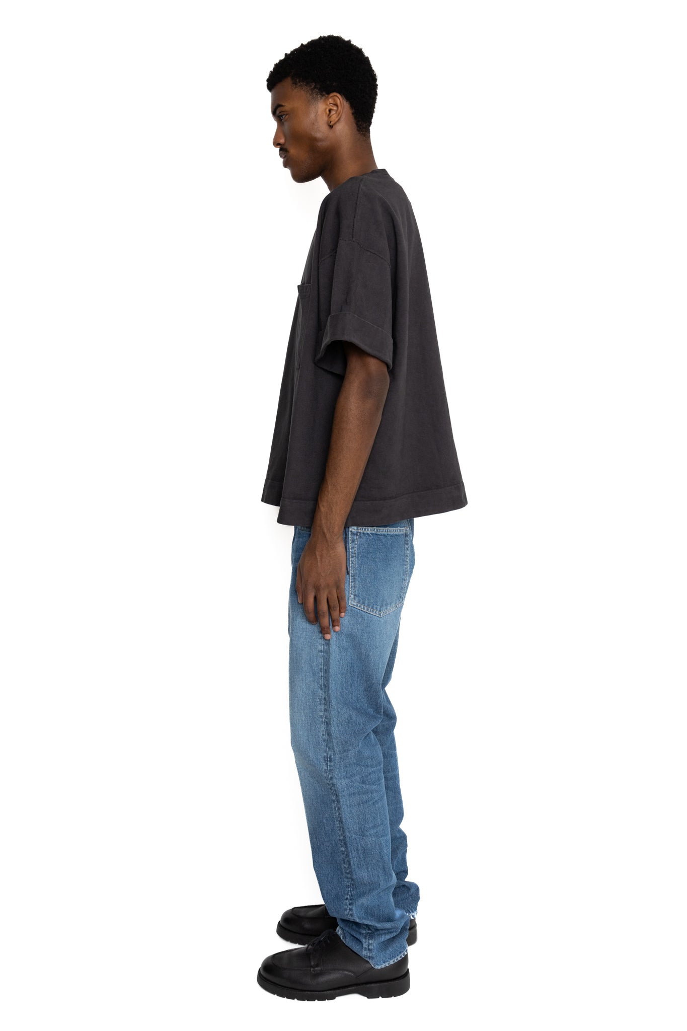 お見舞い Packed Beach ARMY Jersey Dense 16/- Kapital T Black Ink - トップス