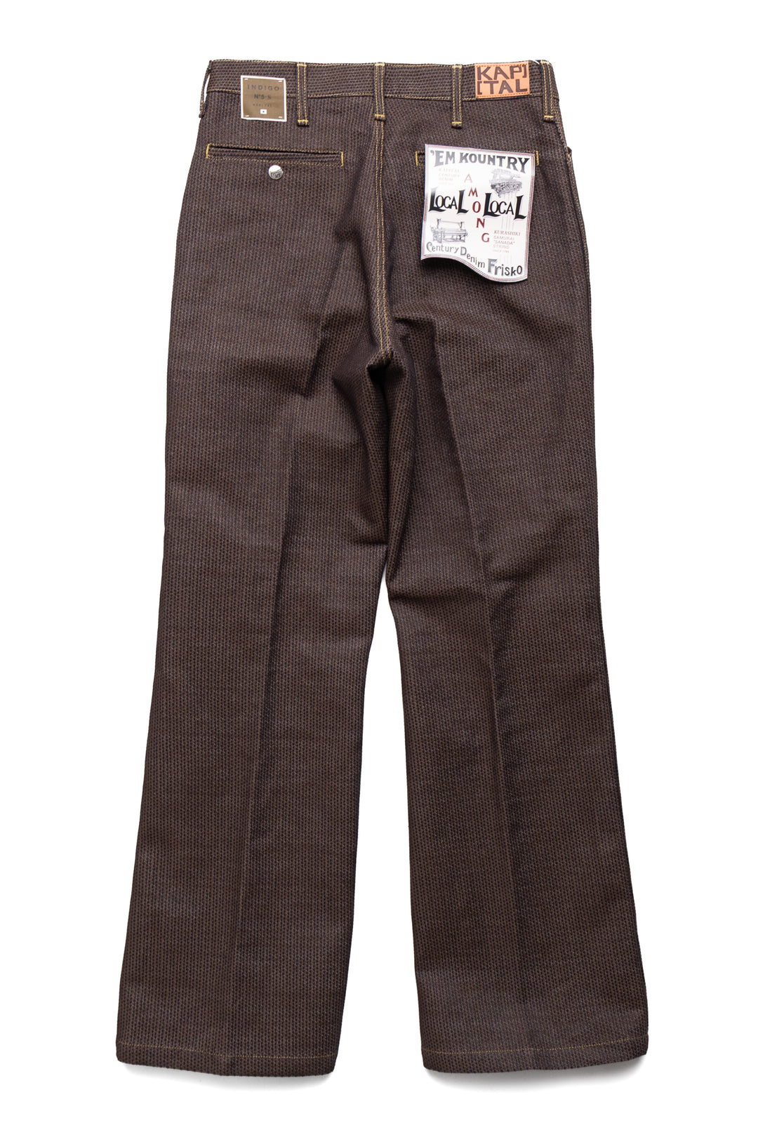 Kapital Century Denim 5P FRISKO - Kakishibu – BLUE IN GREEN SOHO