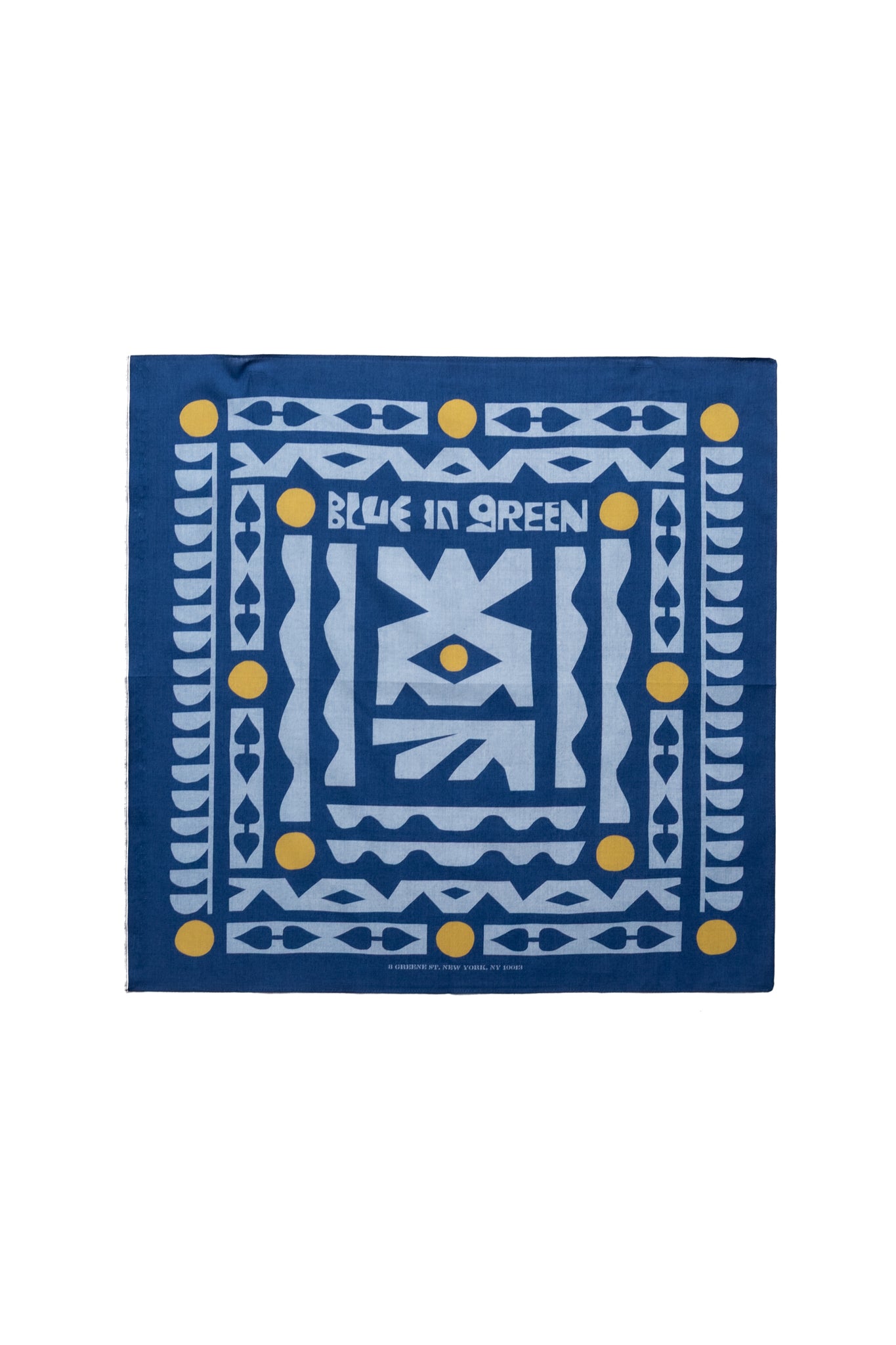 Cody Hudson For Blue in Green - Indigo Dyed Bandana