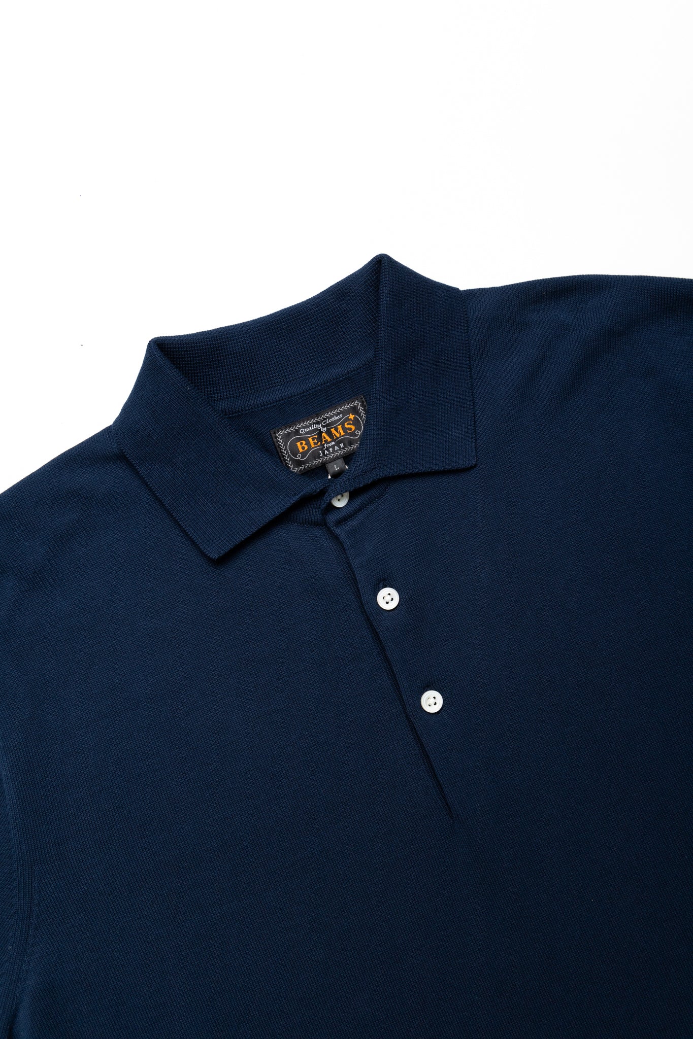 Knit Polo 12G - Navy