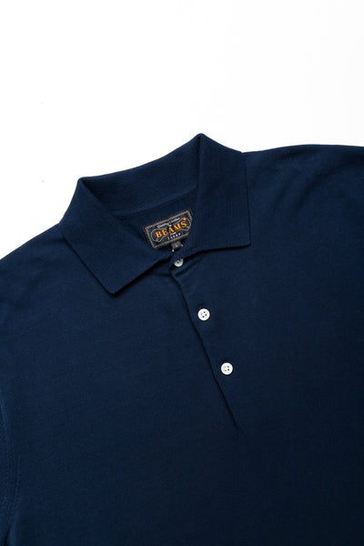 Knit Polo 12G - Navy