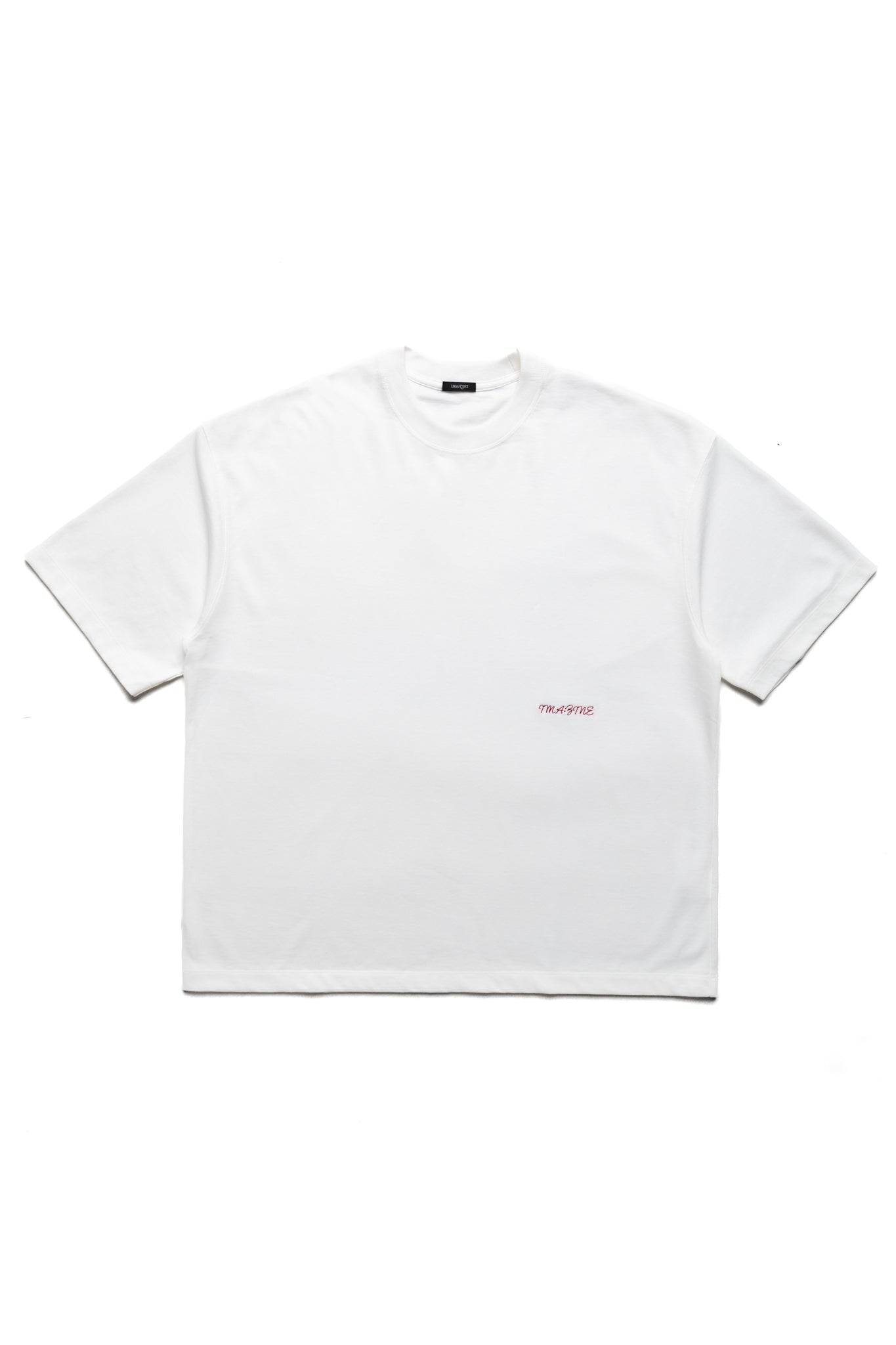IMA:ZINE Massive Short Sleeve Tee For Blue in Green - White