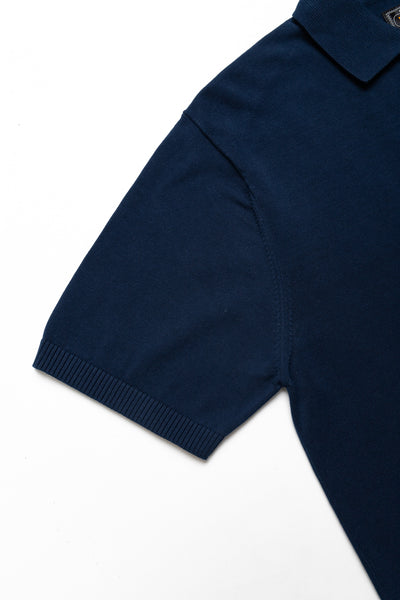 Knit Polo 12G - Navy