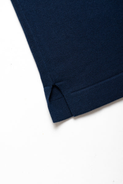 Knit Polo 12G - Navy