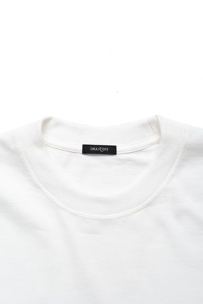 IMA:ZINE Massive Short Sleeve Tee For Blue in Green - White