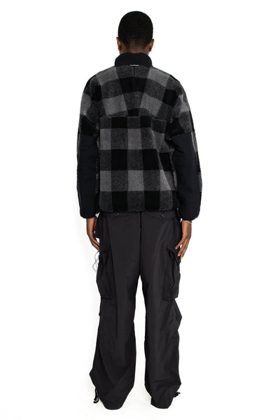 Oversized Cargo Pants - Black
