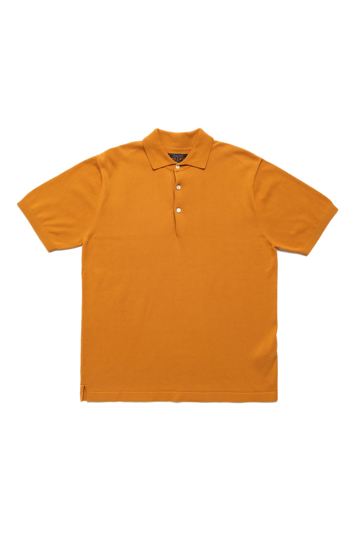 Knit Polo 12G - Mustard