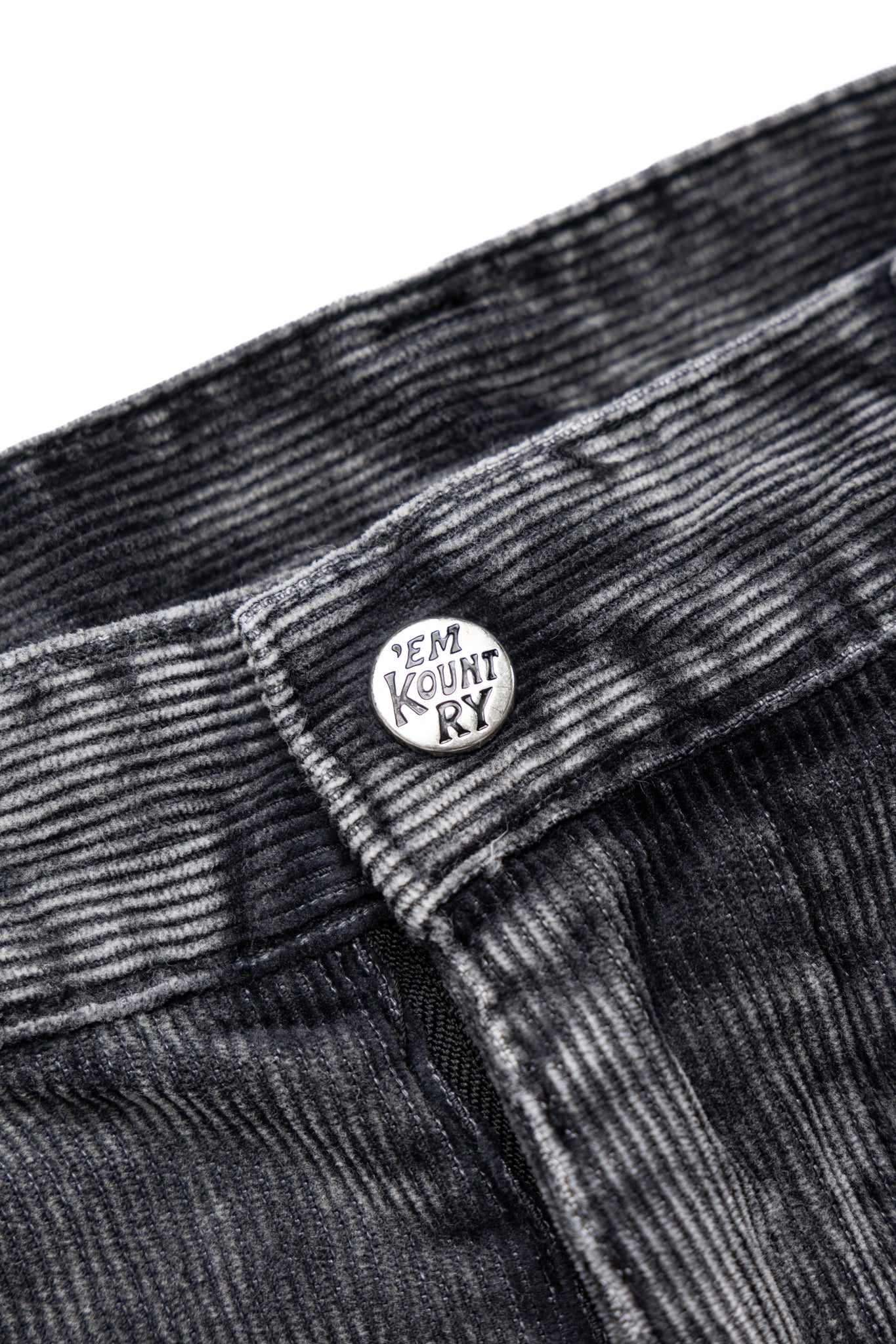 Kapital 14W Corduroy 5P FRISKO (Dirty Dyed) - Black – BLUE IN