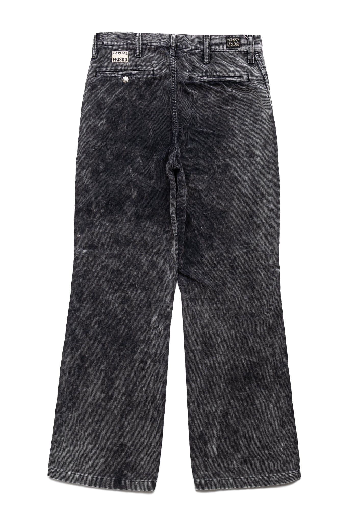 KAPITAL FRISKO コーデュロイパンツ サイズ36 Kapital 14W Corduroy 5P FRISKO (Dirty Dyed) - Black – BLUE IN