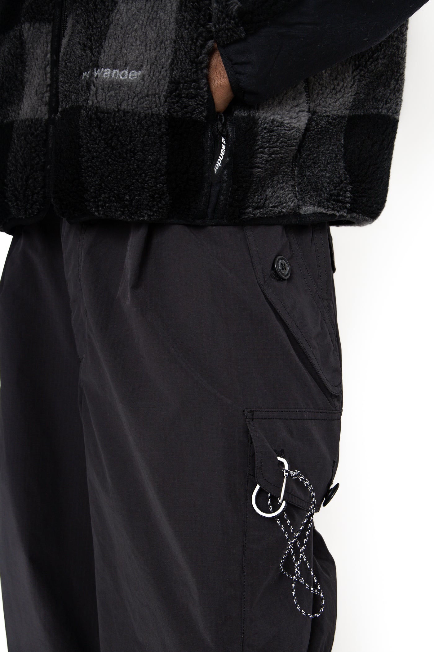 Oversized Cargo Pants - Black