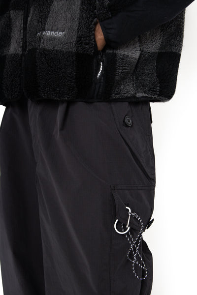 Oversized Cargo Pants - Black