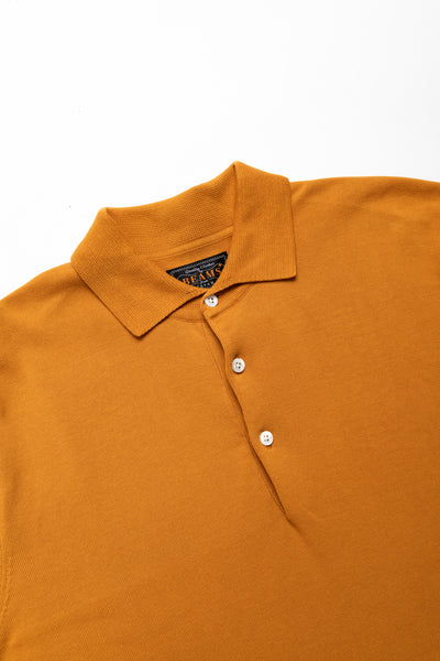 Knit Polo 12G - Mustard