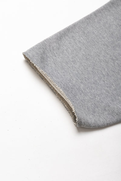 Sweat Short Sleeve Cut-Off - Grey