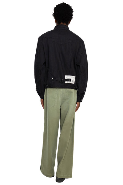 11.5oz BLK x BLK Denim Santo Domingo Thunderbird JKT