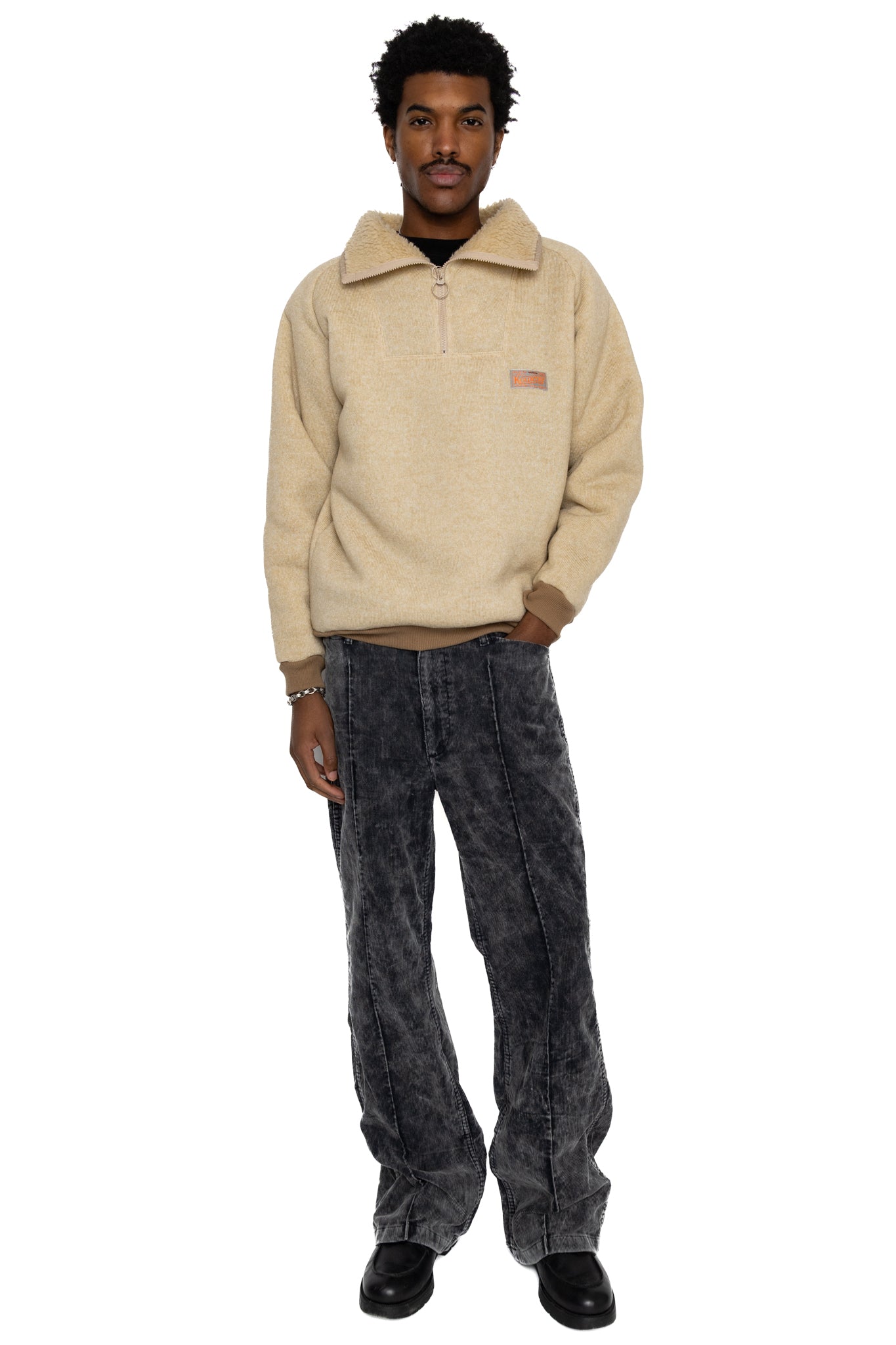 KAPITAL FRISKO コーデュロイパンツ サイズ36 Kapital 14W Corduroy 5P FRISKO (Dirty Dyed) - Black – BLUE IN