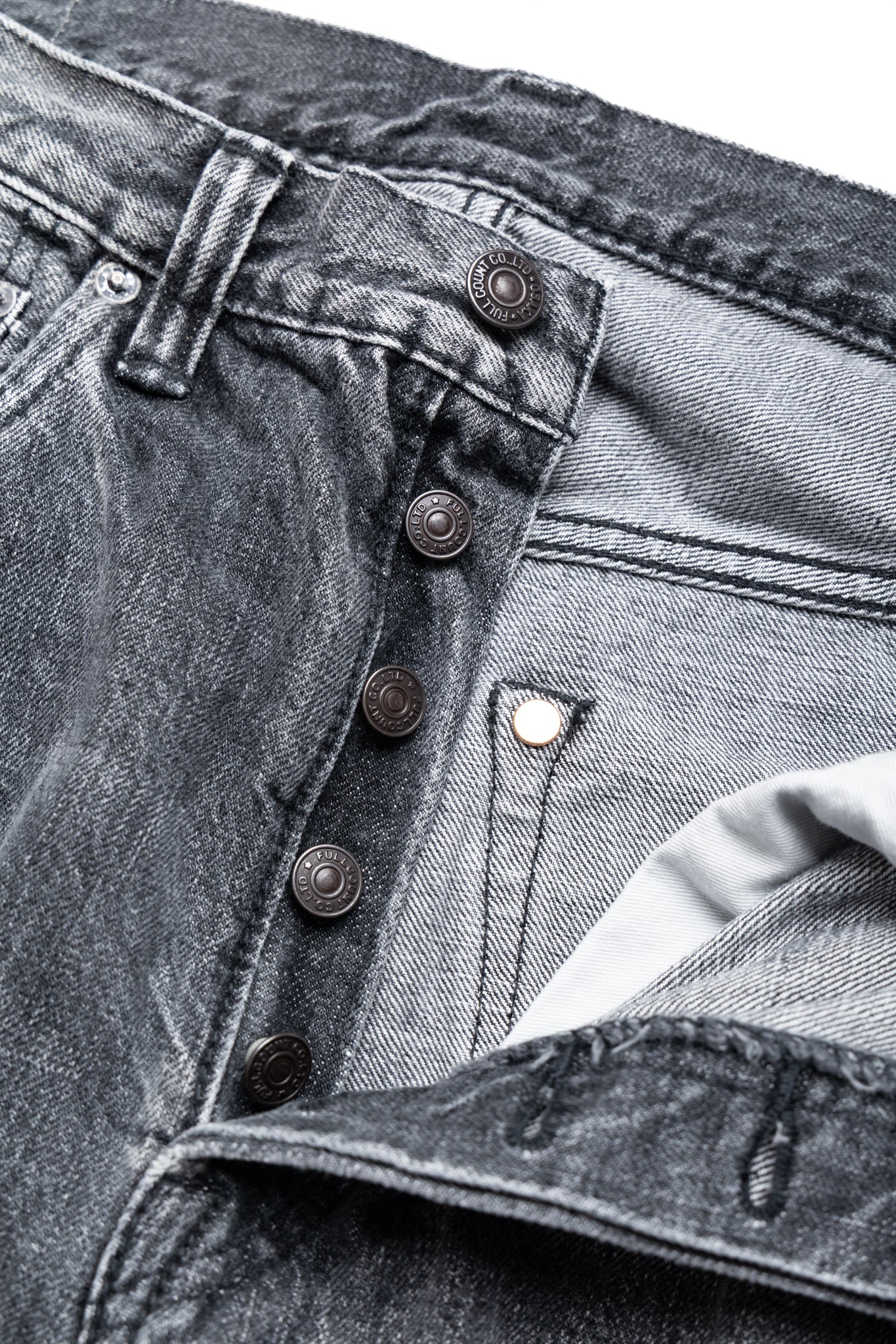 Dartford 1101BKHW Straight Fit Black Denim