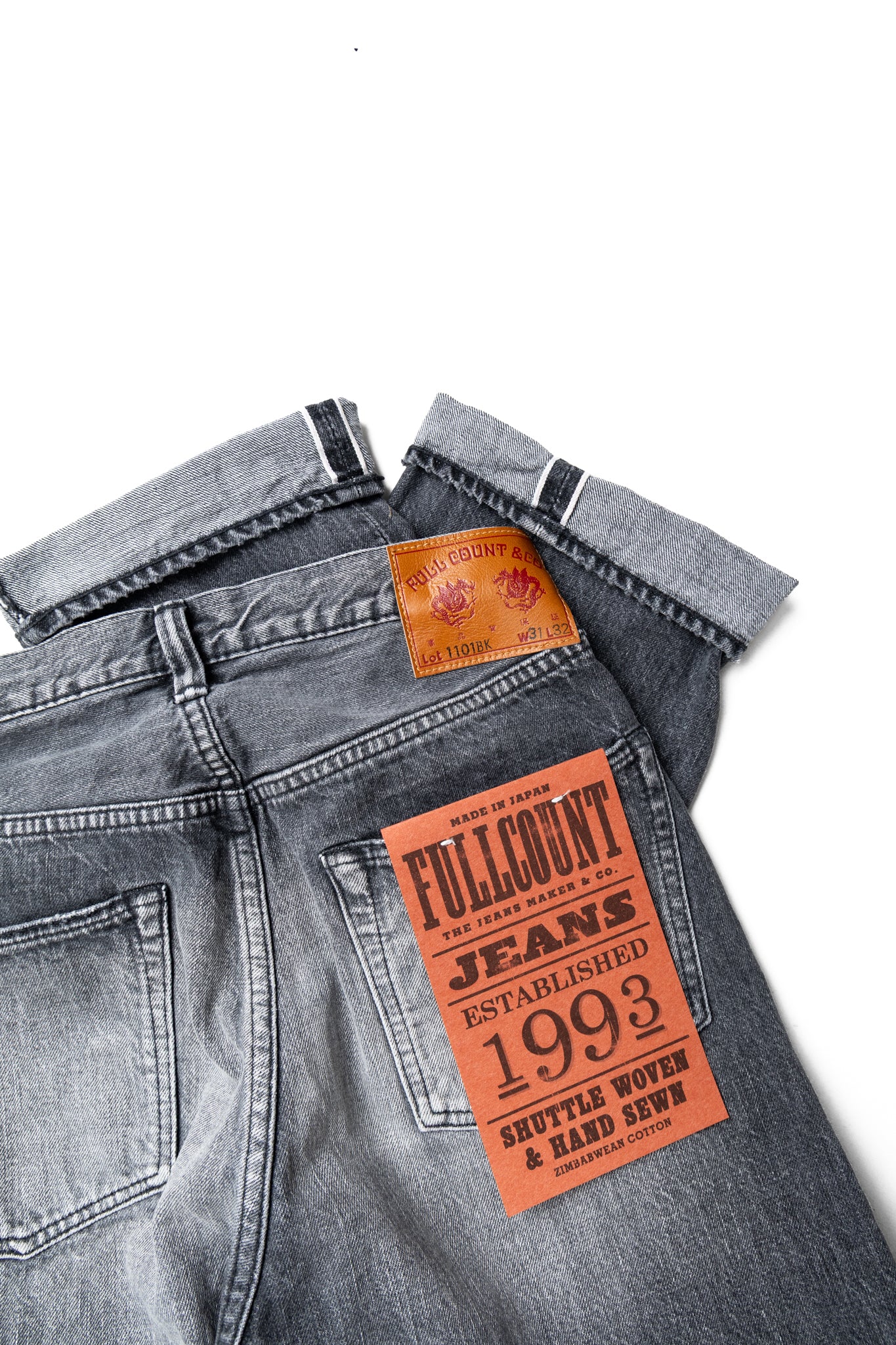 Dartford 1101BKHW Straight Fit Black Denim