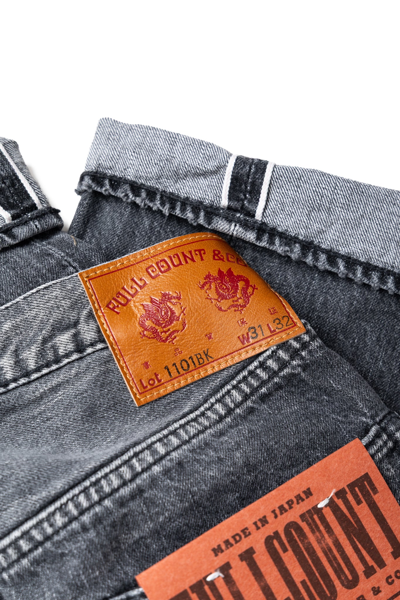 Dartford 1101BKHW Straight Fit Black Denim