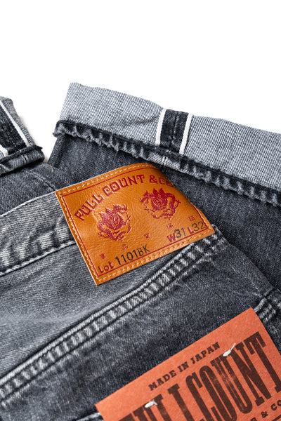 Dartford 1101BKHW Straight Fit Black Denim