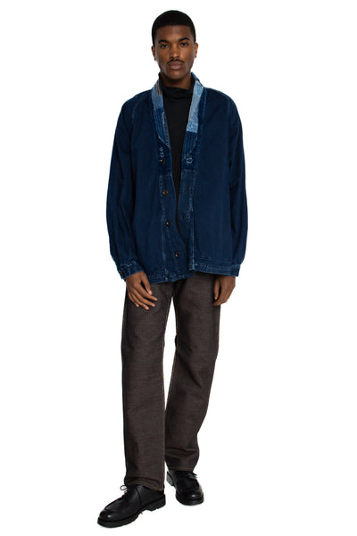 8oz IDG Denim TIGER JUDDBHAN Shirt (NORAGI Remake) - Indigo
