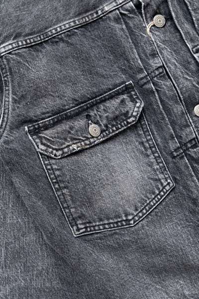 2102BKHW Type 2 Black Denim Jacket Dartford