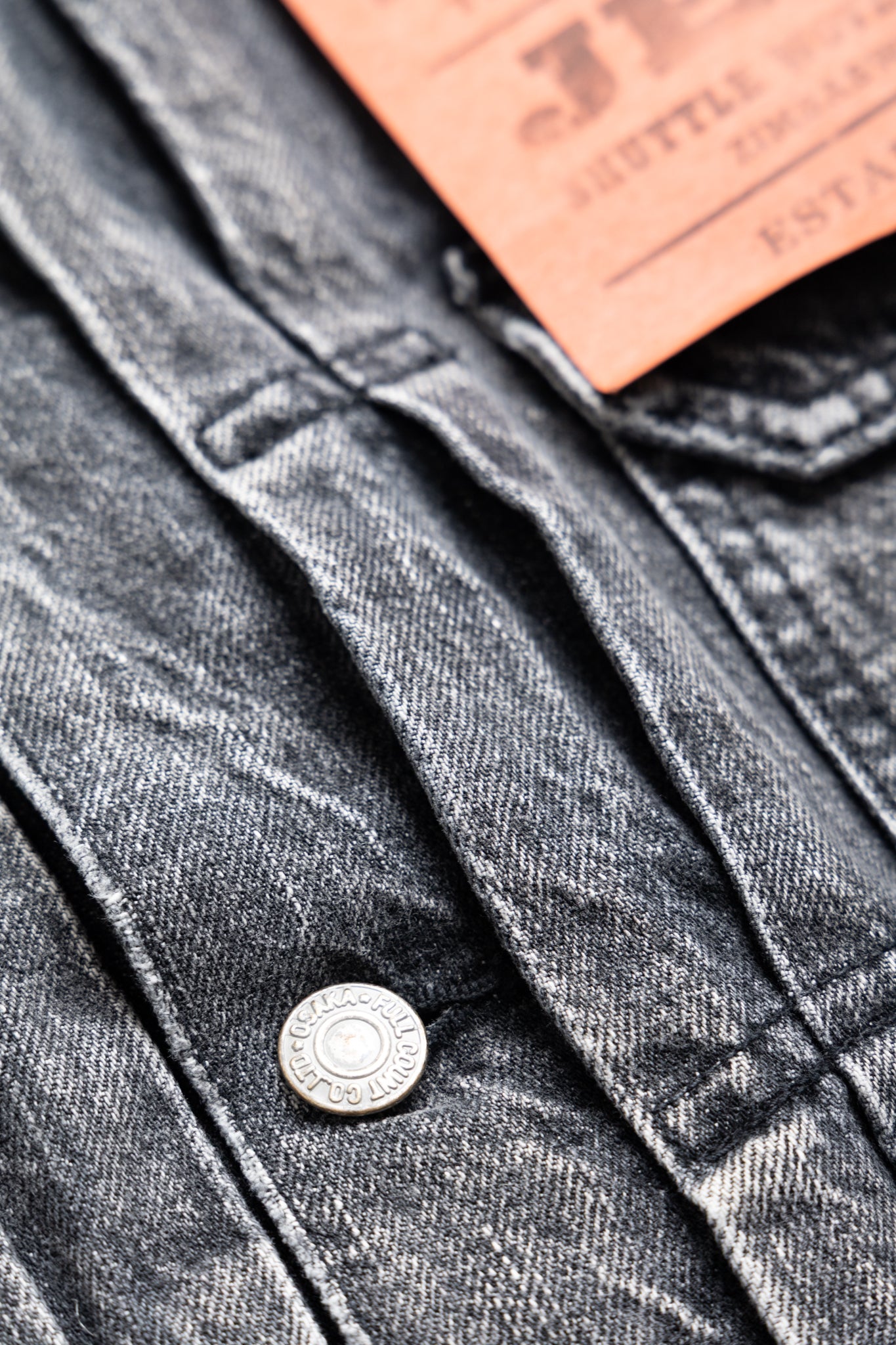 2102BKHW Type 2 Black Denim Jacket Dartford