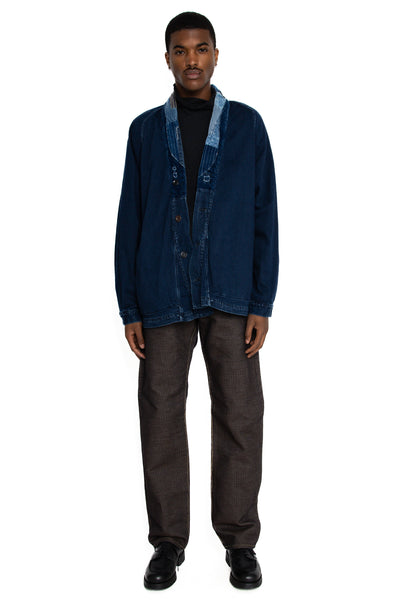 8oz IDG Denim TIGER JUDDBHAN Shirt (NORAGI Remake) - Indigo