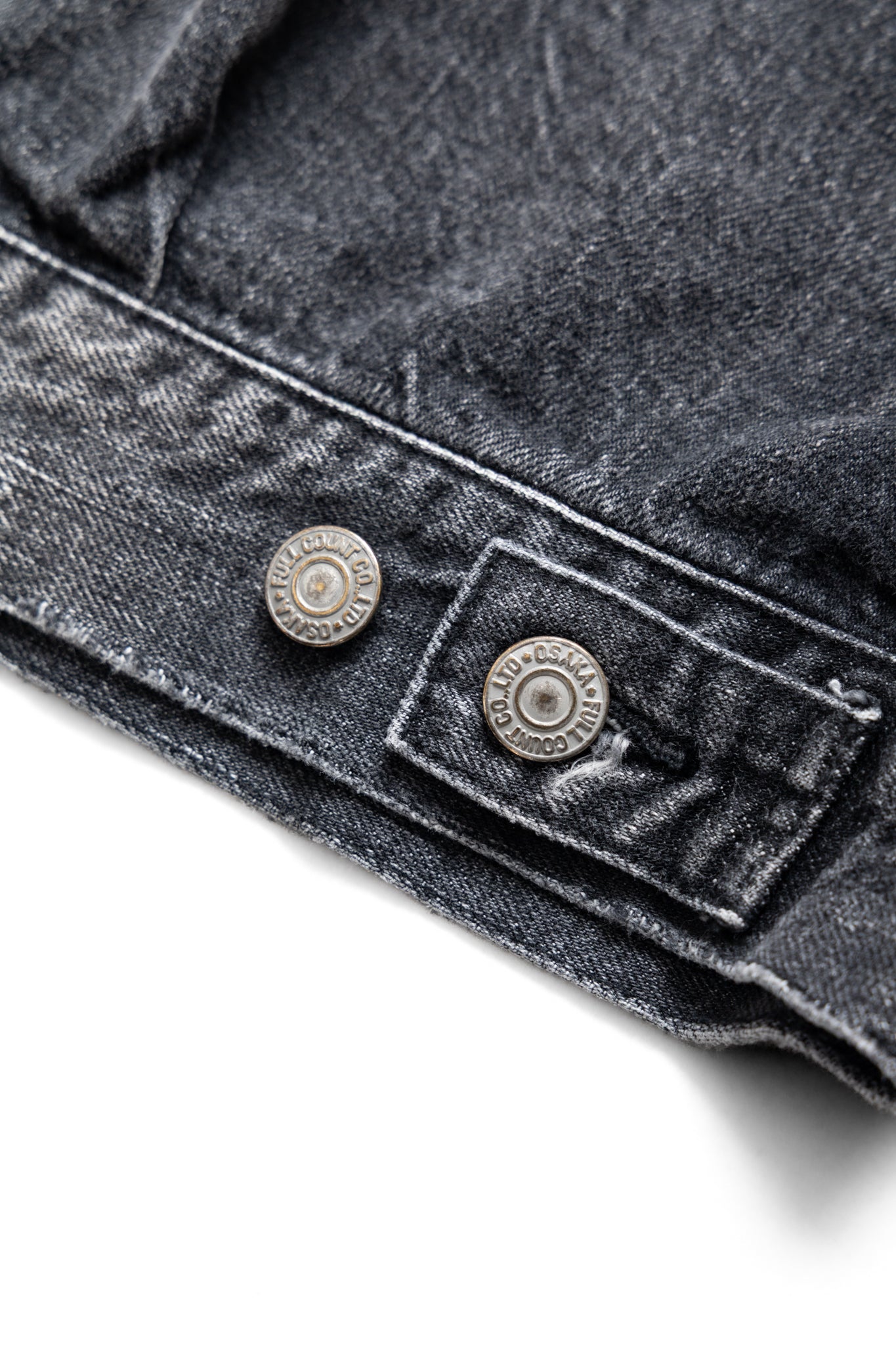 2102BKHW Type 2 Black Denim Jacket Dartford