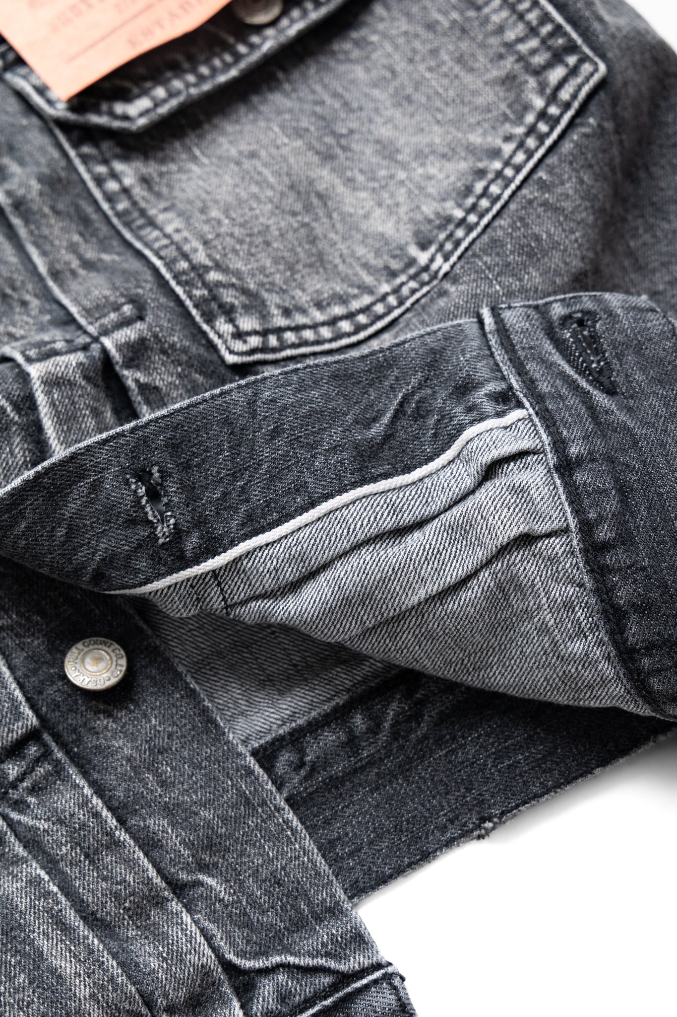 2102BKHW Type 2 Black Denim Jacket Dartford