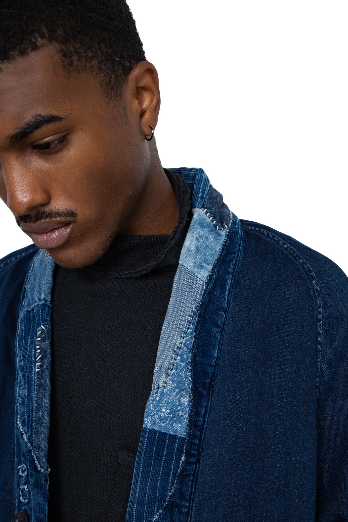 8oz IDG Denim TIGER JUDDBHAN Shirt (NORAGI Remake) - Indigo