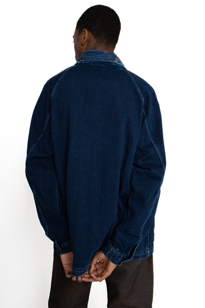 8oz IDG Denim TIGER JUDDBHAN Shirt (NORAGI Remake) - Indigo