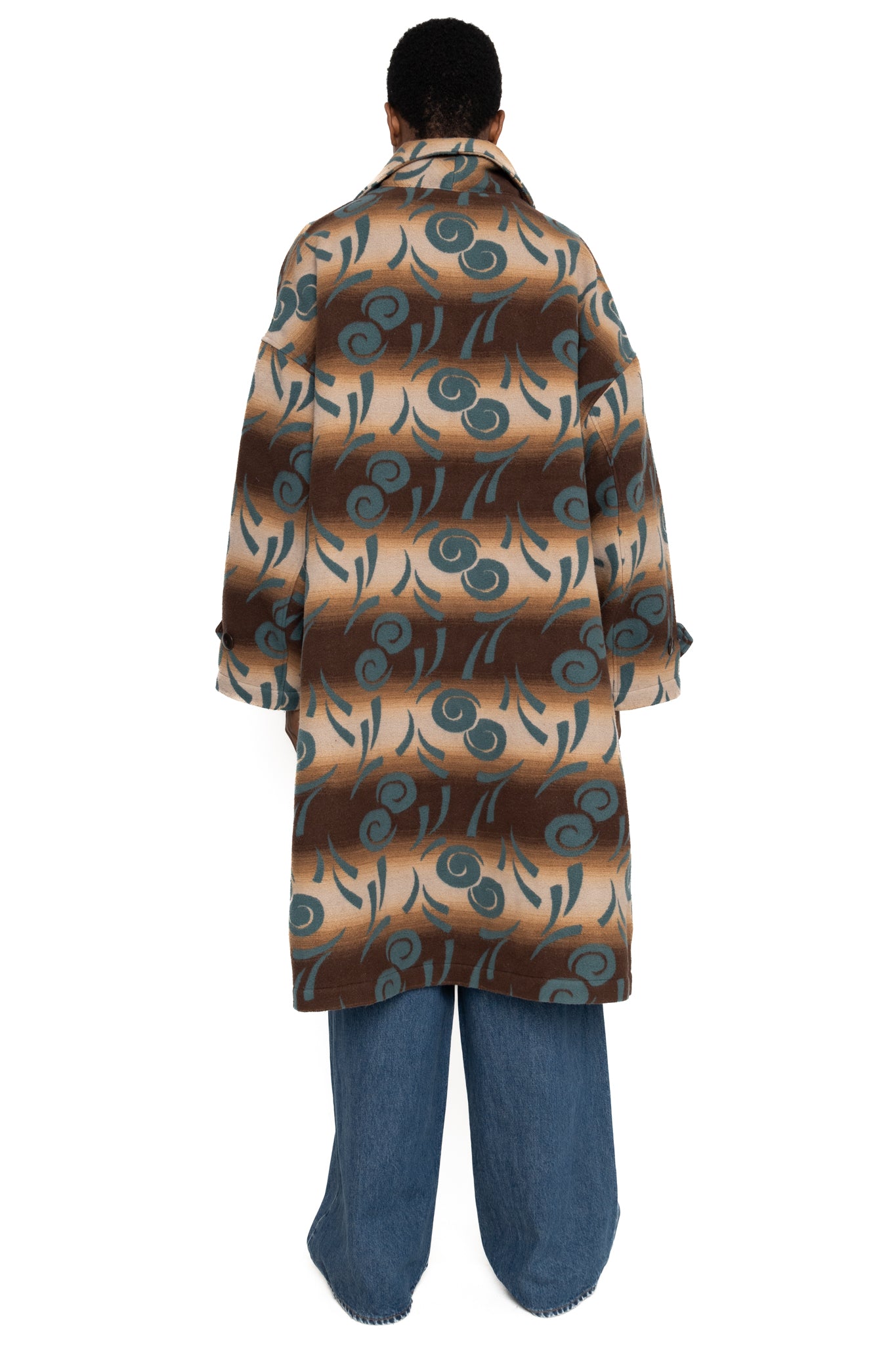 Napping Cotton PUEBLO VOLTEX HOSPITAL CAVALIER Coat - Brown