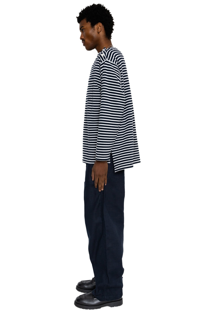 70s French Navy Basque Shirt ⑥ 70s French Navy Basque Shirt ⑥