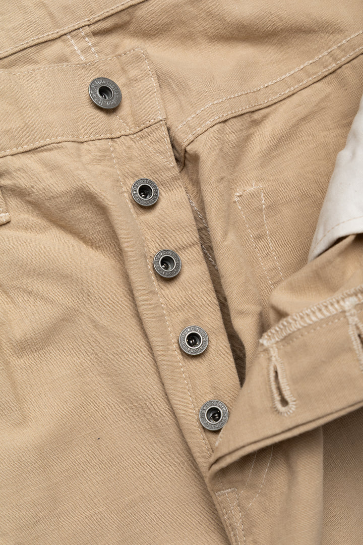 Oni Denim 266-8SVCBE Relax Straight 8oz Selvedge Chambray - Beige