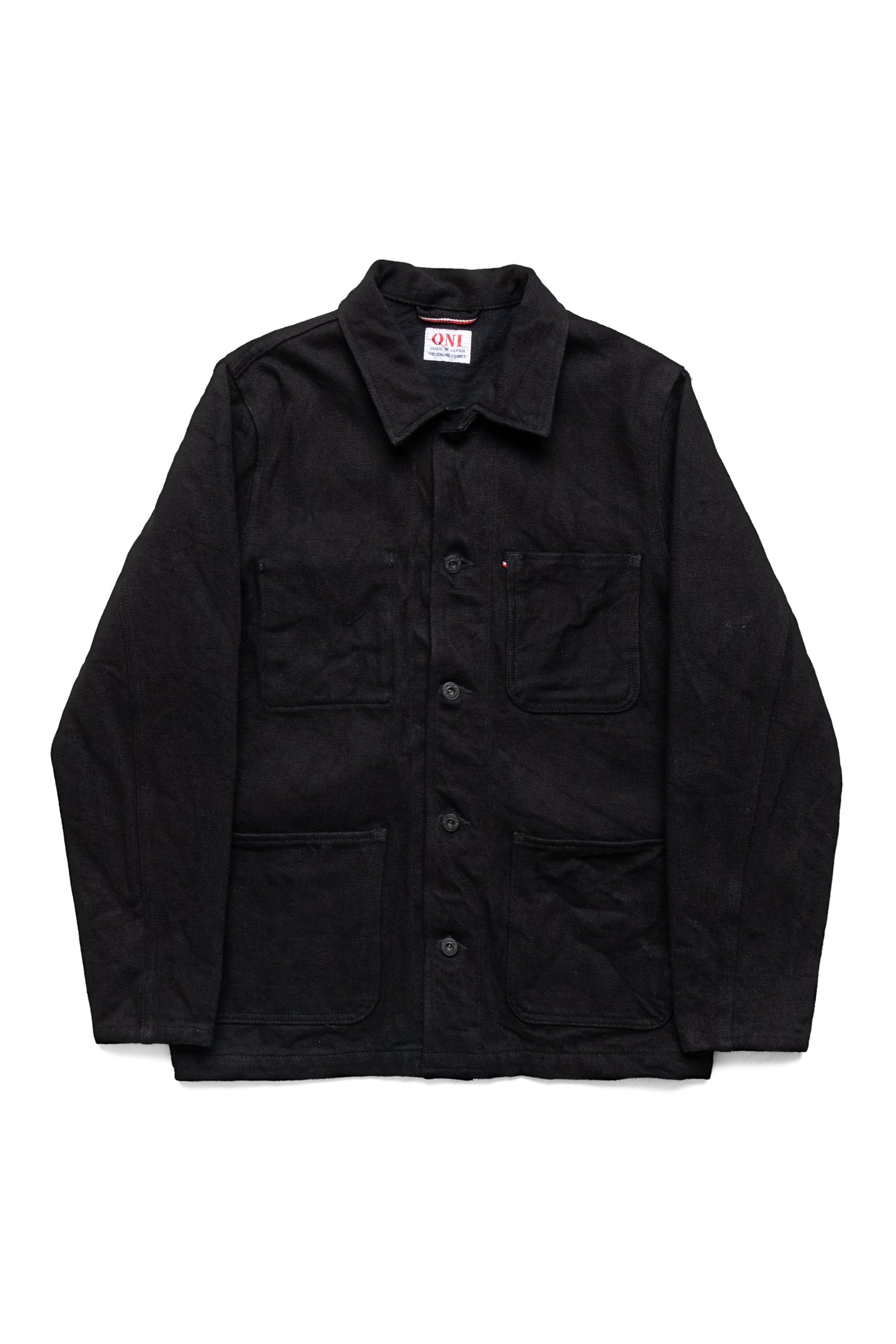 03502ZR-BKBK 20oz Secret Black Denim Coverall