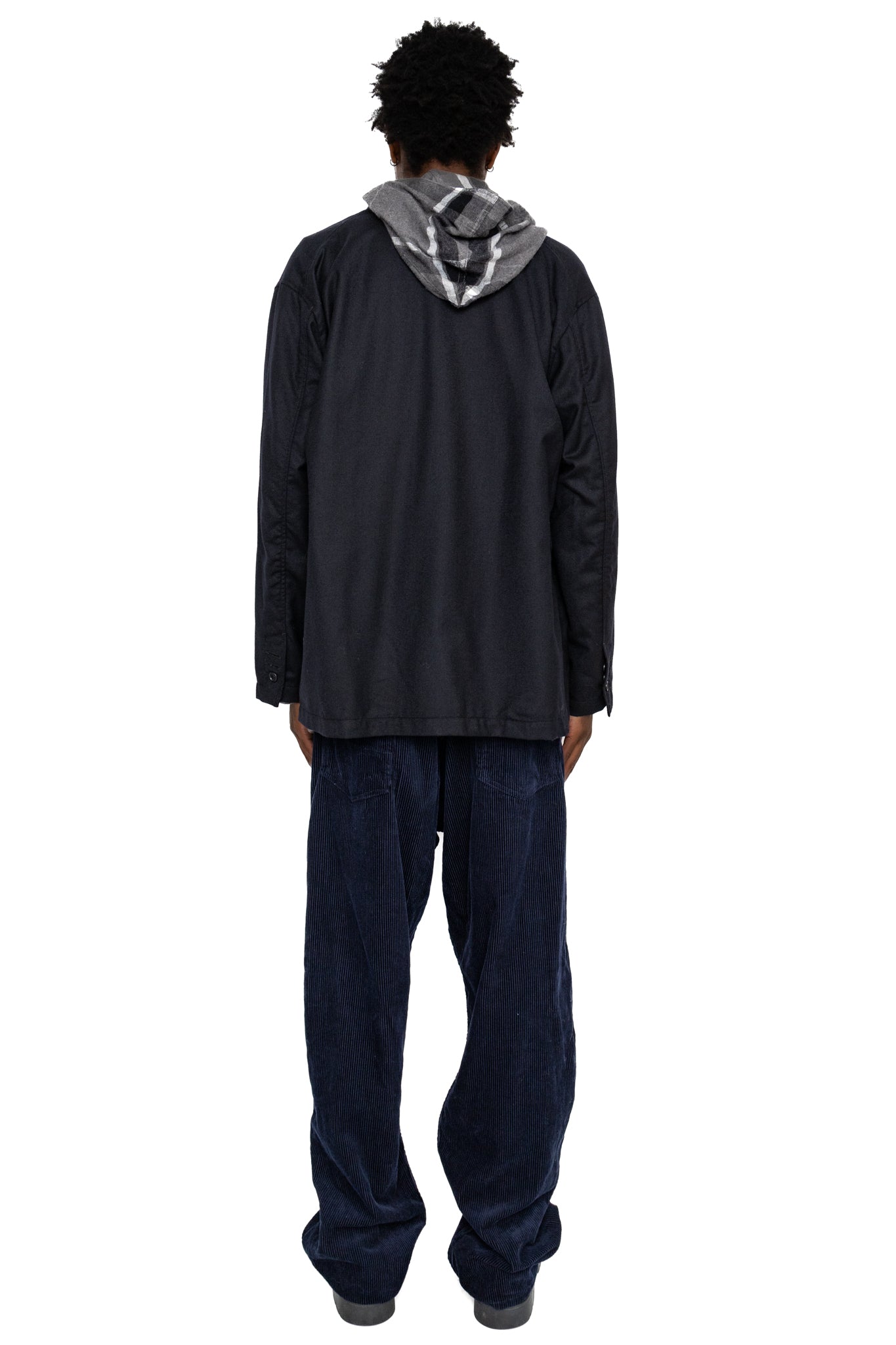 Loiter Jacket High Count Worsted Wool - Dk.Navy
