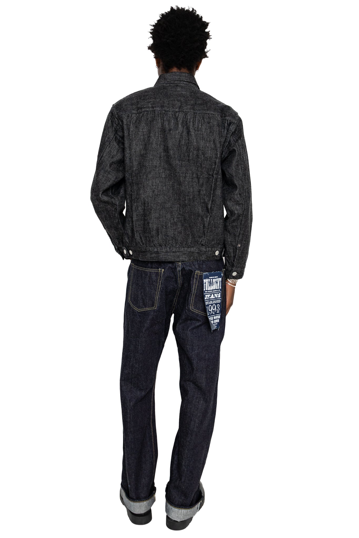 2102BK Type 2 Black Denim Jacket