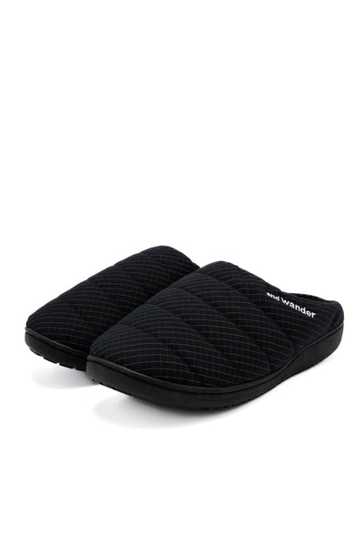SUBU x and wander Reflective Rip Permanent Sandal - Black