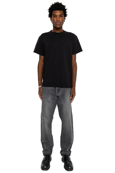 105 90's Black Denim Stone Wash
