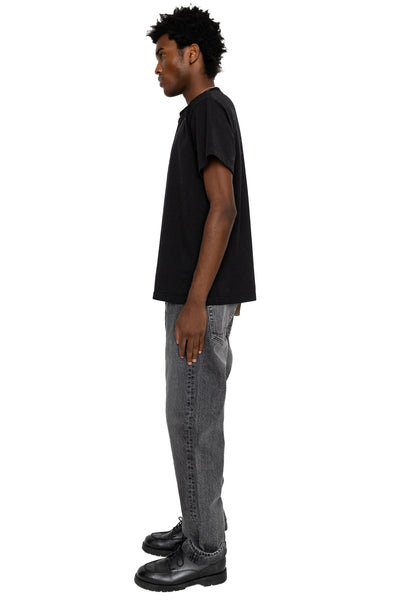 105 90's Black Denim Stone Wash