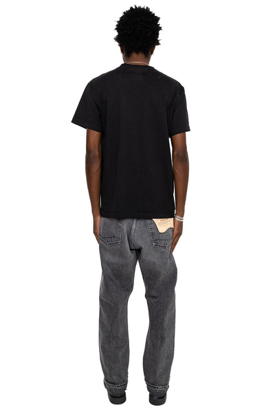 105 90's Black Denim Stone Wash