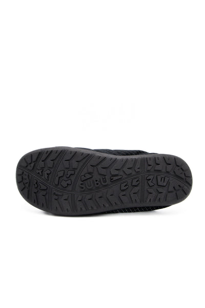 SUBU x and wander Reflective Rip Permanent Sandal - Black
