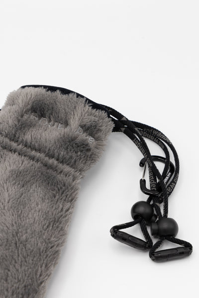 High Loft Fleece Glove - Dark Grey