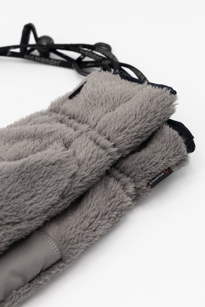 High Loft Fleece Glove - Dark Grey